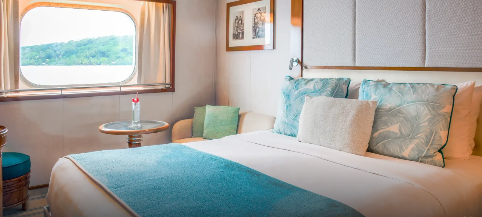 Window Stateroom aboard the m/s Paul Gauguin