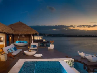 sandals caribbean overwater