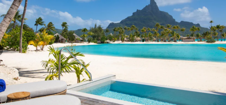 westin bora beachfront plunge pool