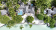 Tahaa Royal Pool Beach Villa Aerial View