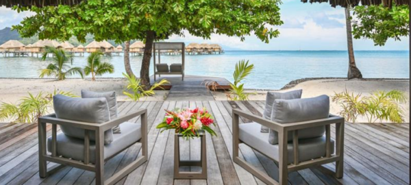 Tahaa Royal Pool Beach Villa Patio