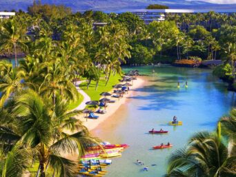 Hilton Waikoloa Saltwater lagoon