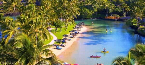 Hilton Waikoloa Saltwater lagoon