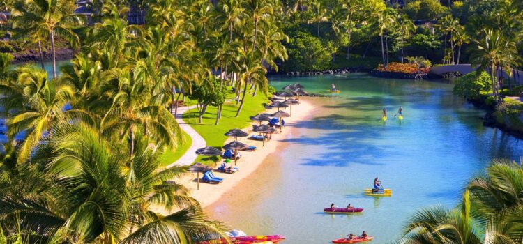 Hilton Waikoloa Saltwater lagoon