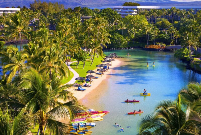 Hilton Waikoloa Saltwater lagoon