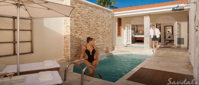 sandals ochi plunge pool