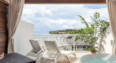 Sandals La TOc Oceanview Club Level Terrace Junior Suite with Outdoor Tranquility Soaking Tub OJS