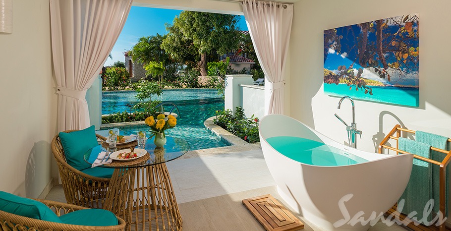 Beachfront Romeo & Juliet One-Bedroom Butler Villa Suite with Outdoor Tranquility Soaking Tub - RJ