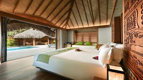 Le Bora Bora Garden Pool Villa bedroom