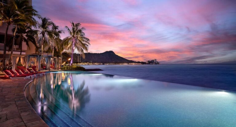sheraton waikiki sunset infinity pool