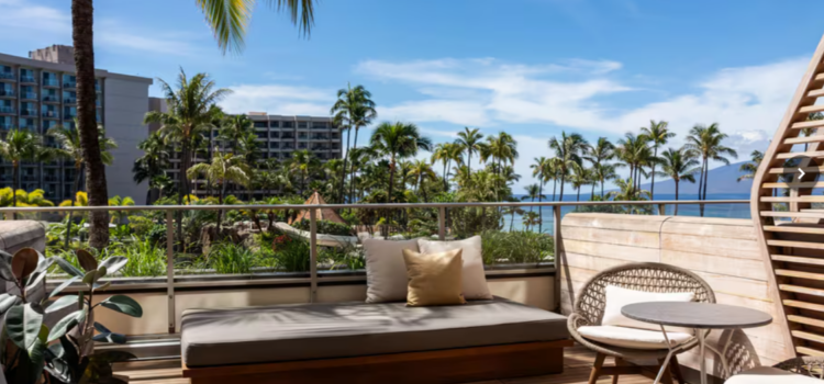 Westin Maui extended patio