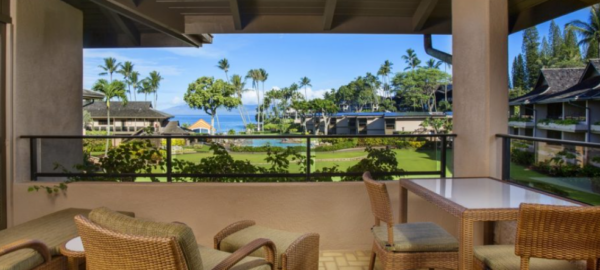 Napili Family Studio Oceanview balcony