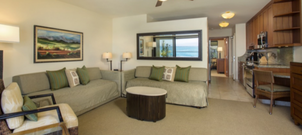 Napil 1 bedroom oceanfront lroom