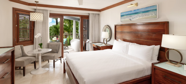 Longshore Beachfront Grande Luxe Club Level Room w/ Balcony Tranquility Soaking Tub gbt