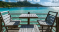 moana Overwater Bungalow Lagoon View balcony