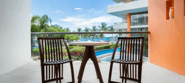 Secrets Cozumel Jr Suite Oceanview balcony