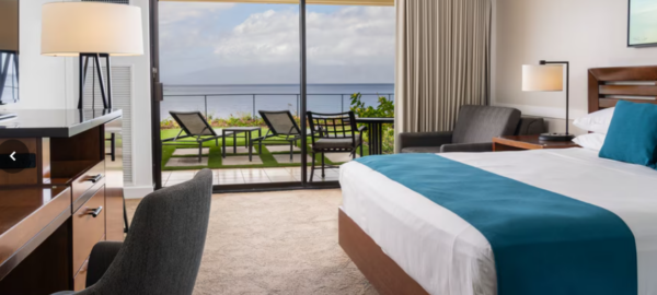 Moana Oceanfront Lanai, Larger Guest room, 1 King,