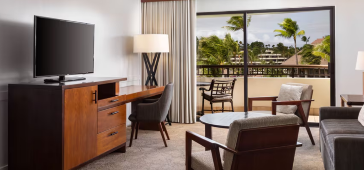 Lahaina, 1 Bedroom Larger Suite King, Oceanfront Lroom