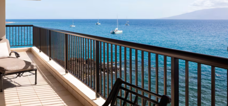 Sheraton Maui Moana Oceanfront, 1 Bedroom Larger Suite, 1 King, Lanai