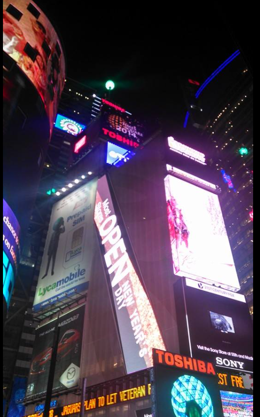 Our trip to New Wyear Eve New York 2014