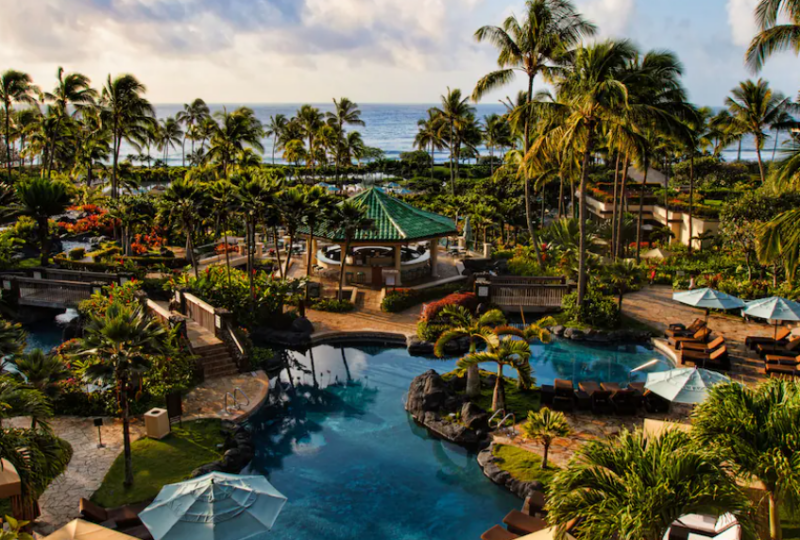 Hyatt Kauai View pools