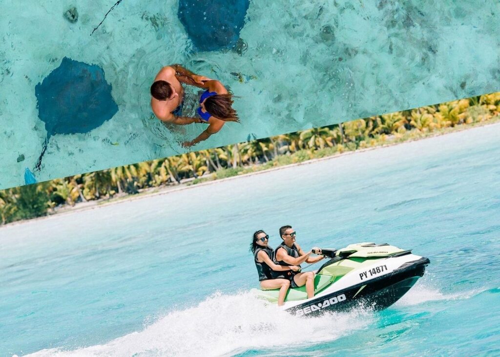 Bora Bora Jet Ski -Ray Snorkel Cruise