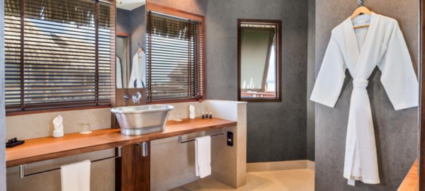 Tikehau Pearl Premium Overwater Bungalow Bathroom