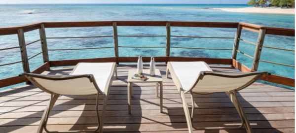 Tikehau Pearl Premium Overwater Bungalow Balcony