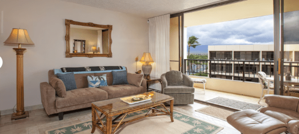 sugar beach maui 1 bedrooml lving room