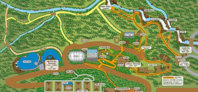 Maps la Pz waterfall park