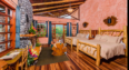 peace lodge Deluxe Guest Room Queen Size Bed