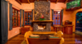 peace lodge Deluxe Guest Room Double fireplace