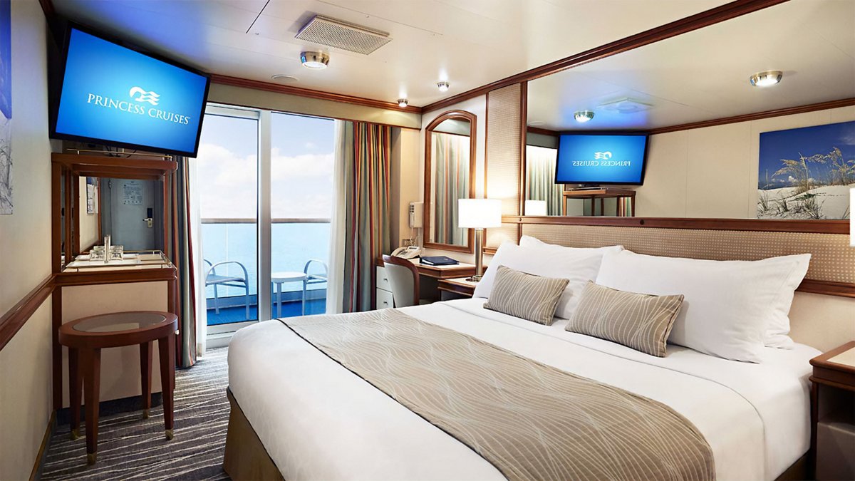 Princess Cruises Balcony stateroom with private balcony