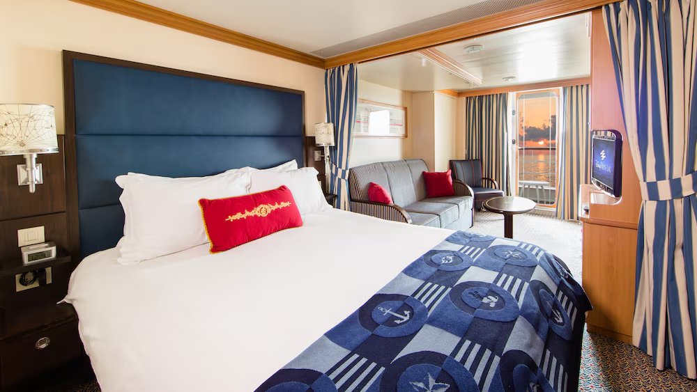 Deluxe Family Oceanview Stateroom with Verandah aboard Disney Magic