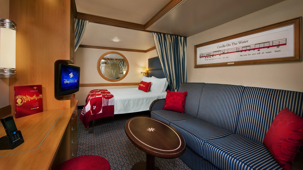 Deluxe Inside Stateroom aboard Disney Magic