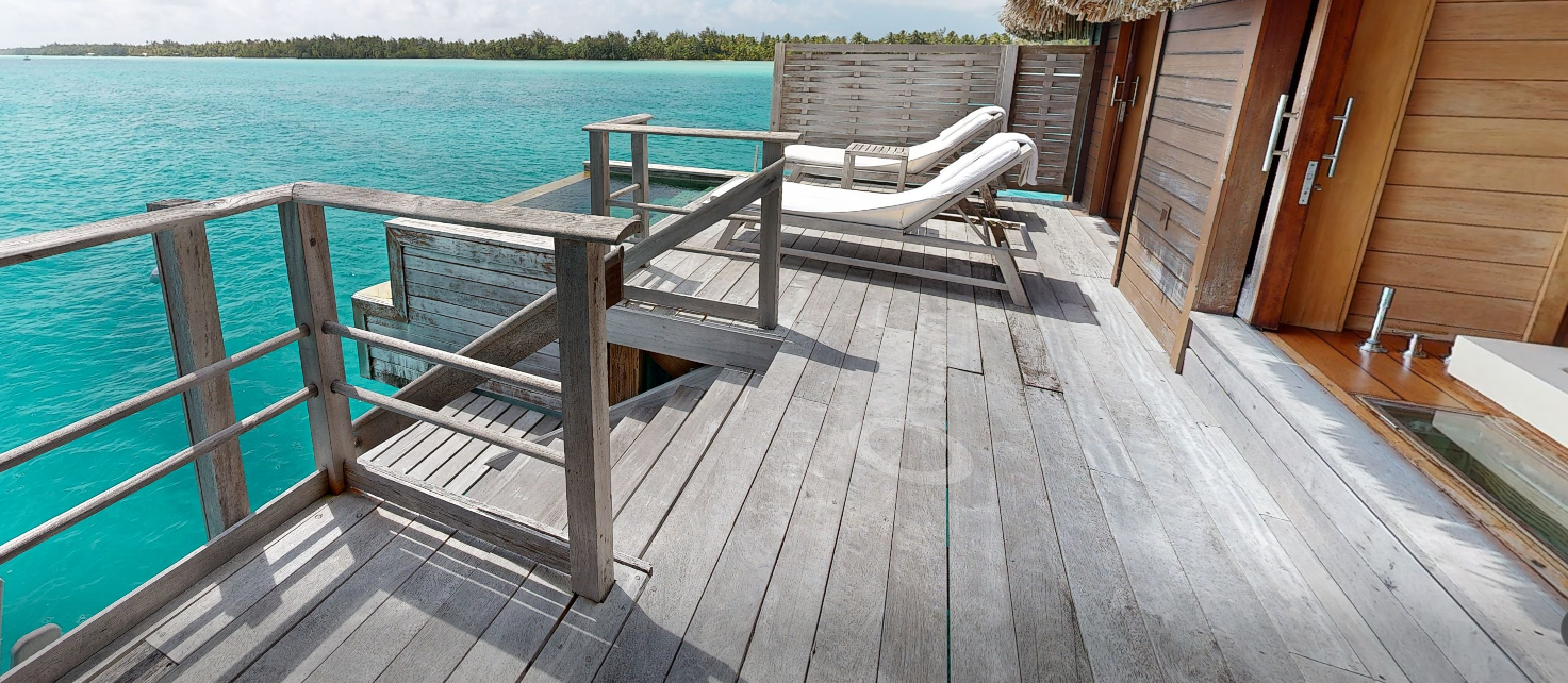 Lagoon Overwater Plunge Pool villa private plunge pool over the lagoon