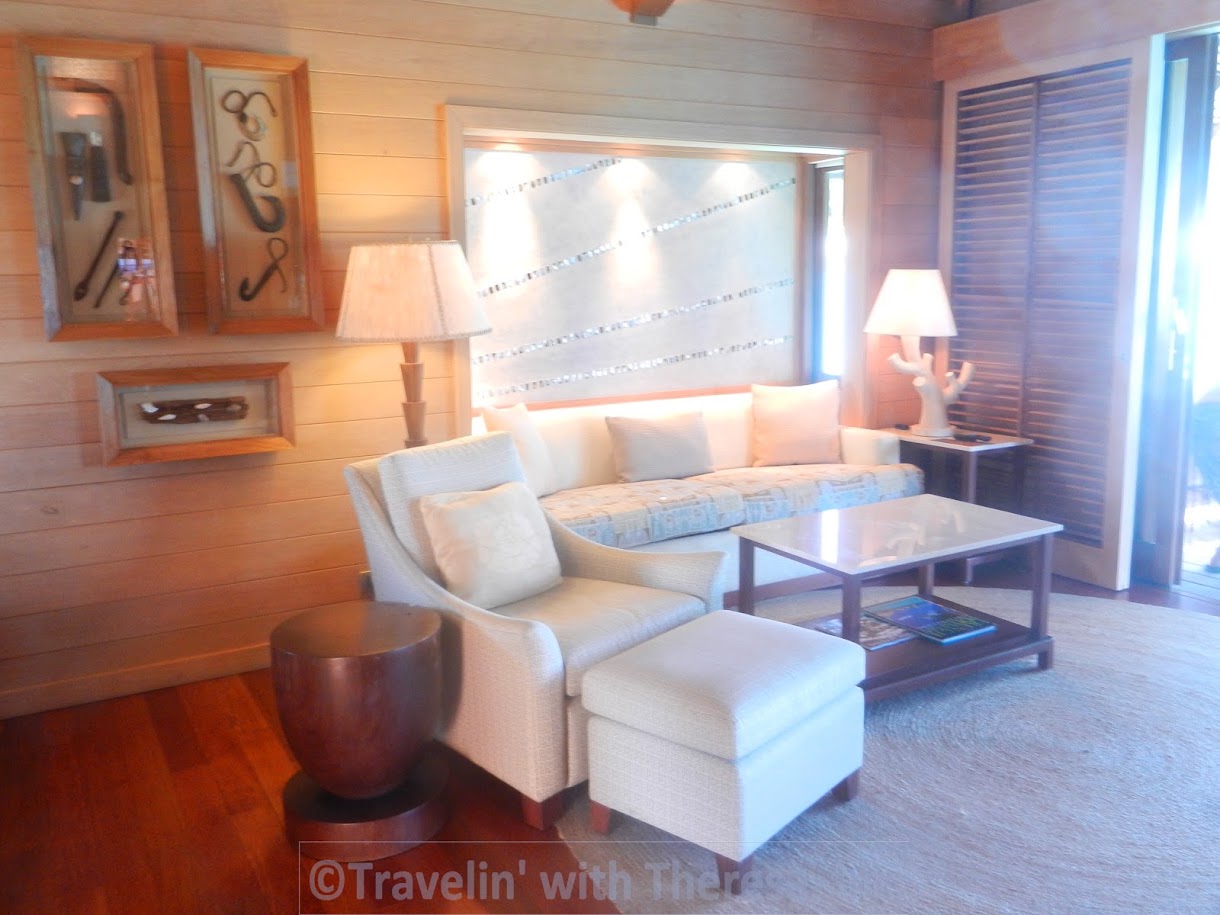 Otemenu Overwater Plunge Pool villa living room