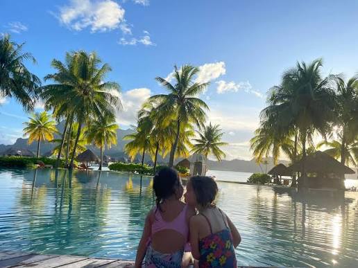 Family Vacation to Bora Bora Luxury Four Seasons — Bora Bora
