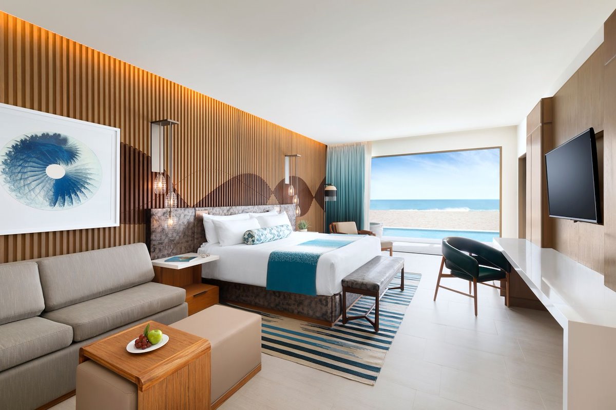 Hard Rock Hotel Los Cabos Rock Suite rooftop terrace king bedroom