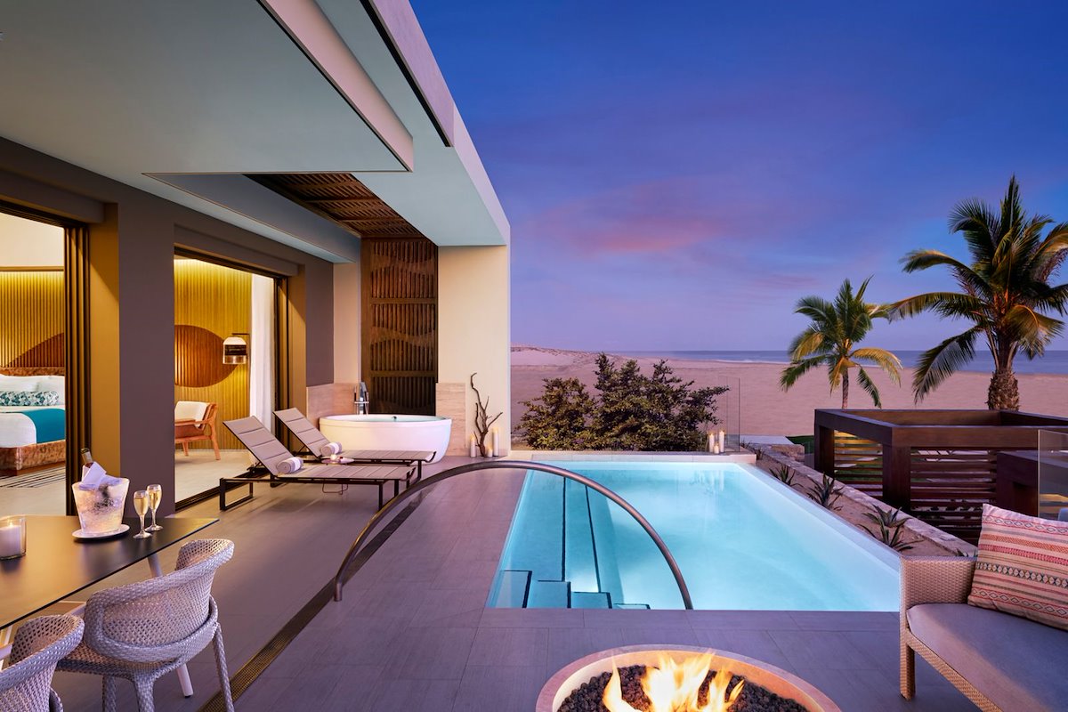 Hard Rock Hotel Los Cabos Rock Suite rooftop terrace with ocean views