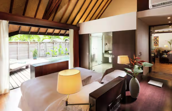 Hilton Moorea Garden Villa Suite living room
