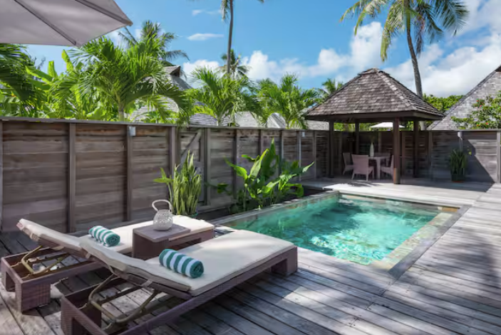 Hilton Moorea Garden Villa Suite private plunge pool
