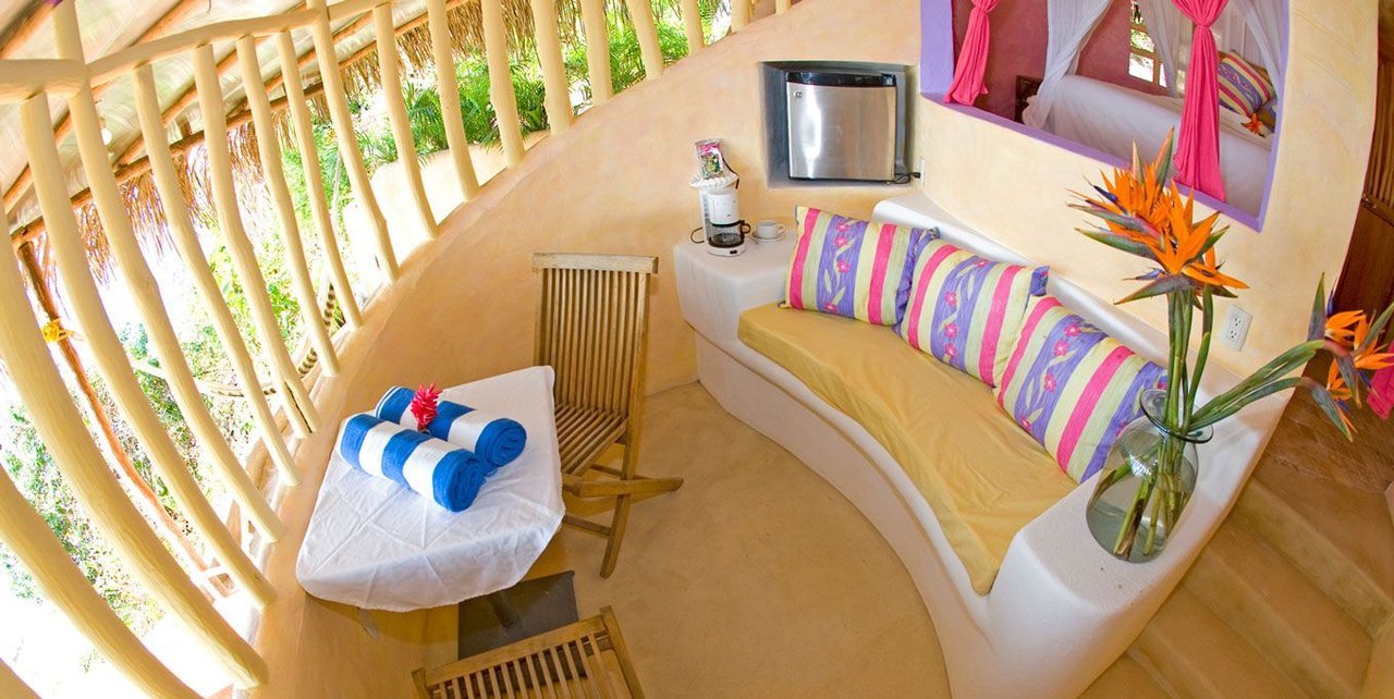Ocean View Suite living area at Playa Escondida Sayulita