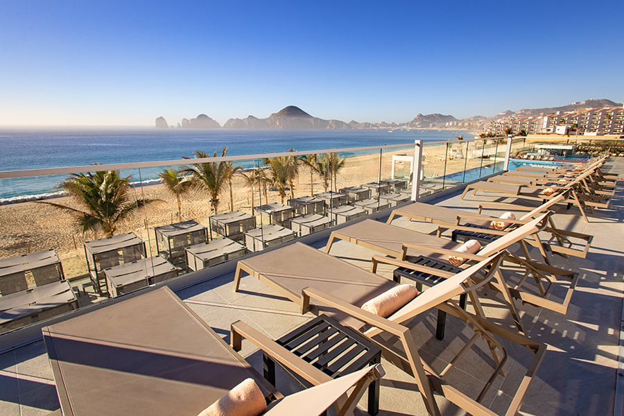 Elite Club exclusive pool area at RIU Palace Baja California