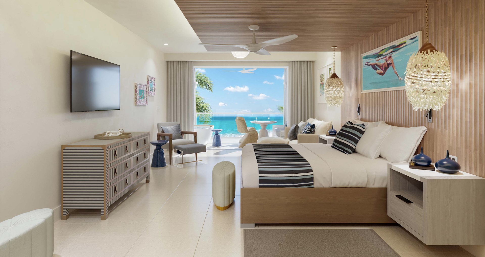 Sandals Caribbean Cay — Beachside Butler Suite w/ Balcony Tranquility Soaking Tub