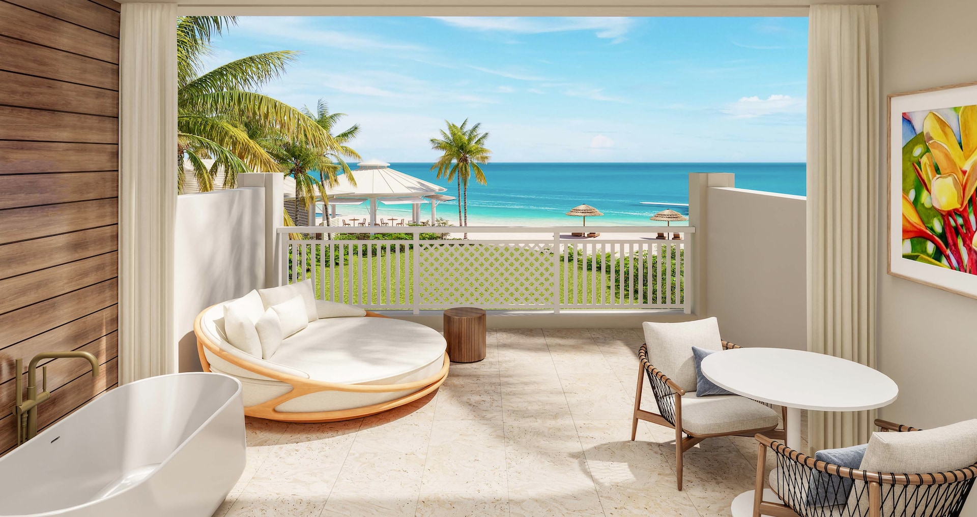 Sandals Caribbean Cay — Oceanview Butler Suite w/ Balcony Tranquility Soaking Tub
