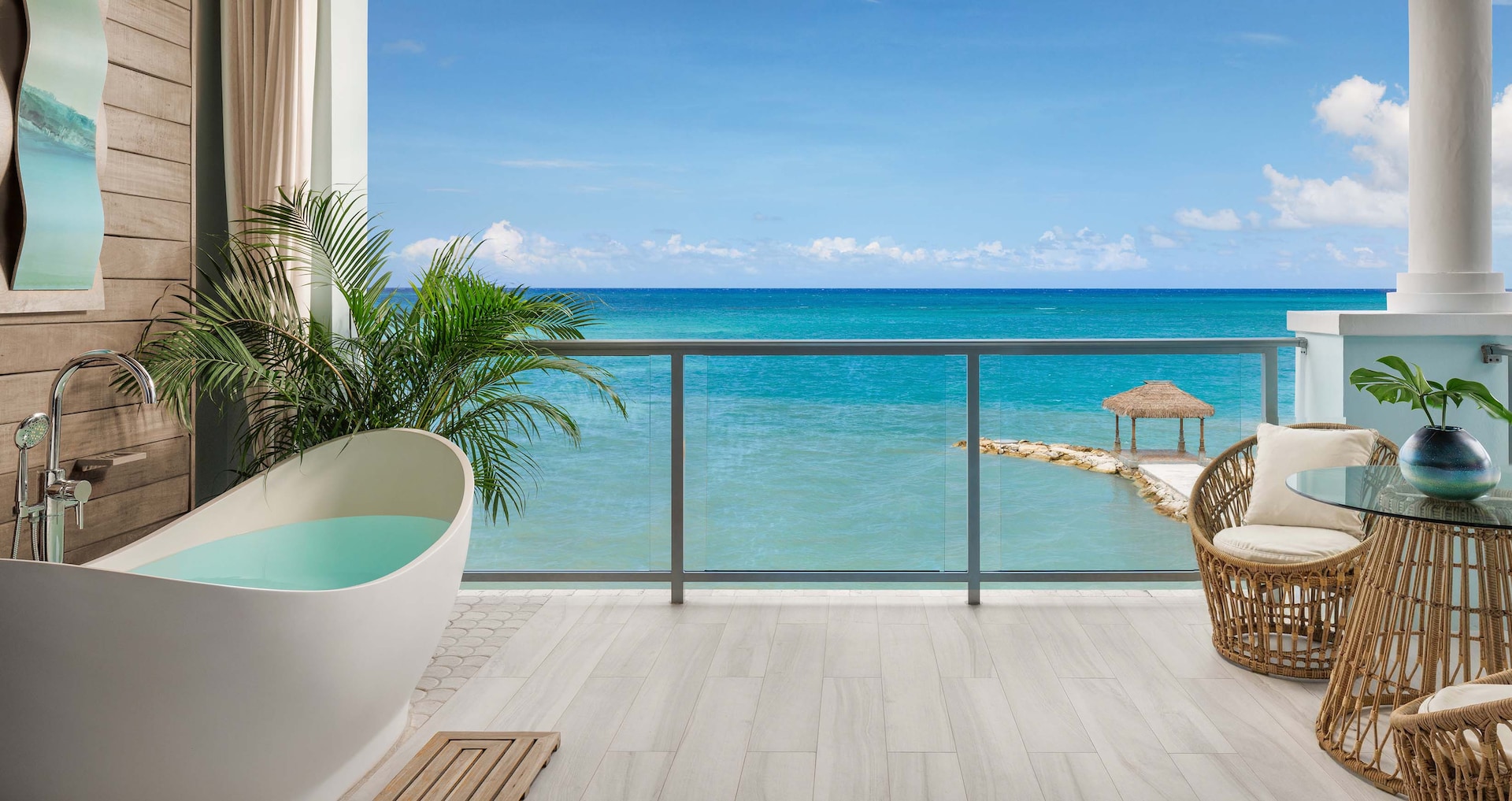 Sandals Montego Bay — Beachfront Millionaire One Bedroom Butler Suite w/ Outdoor Tranquility Soaking Tub