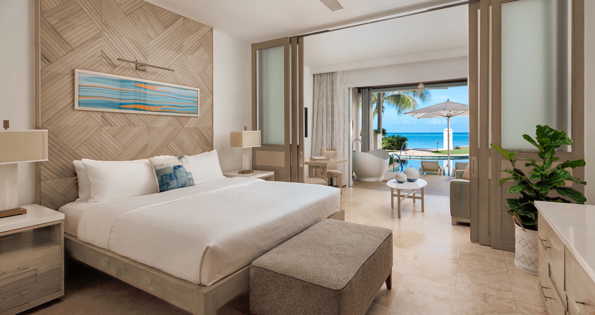 Sandals Montego Bay — Beachfront Swim-up Honeymoon One-Bedroom Butler Suite w/ Patio Tranquility Soaking Tub
