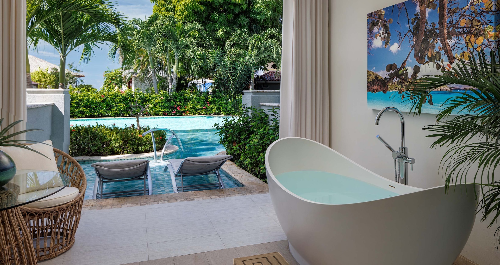 Sandals Montego Bay — Crystal Lagoon Swim-up One-Bedroom Butler Suite w/ Patio Tranquility Soaking Tub
