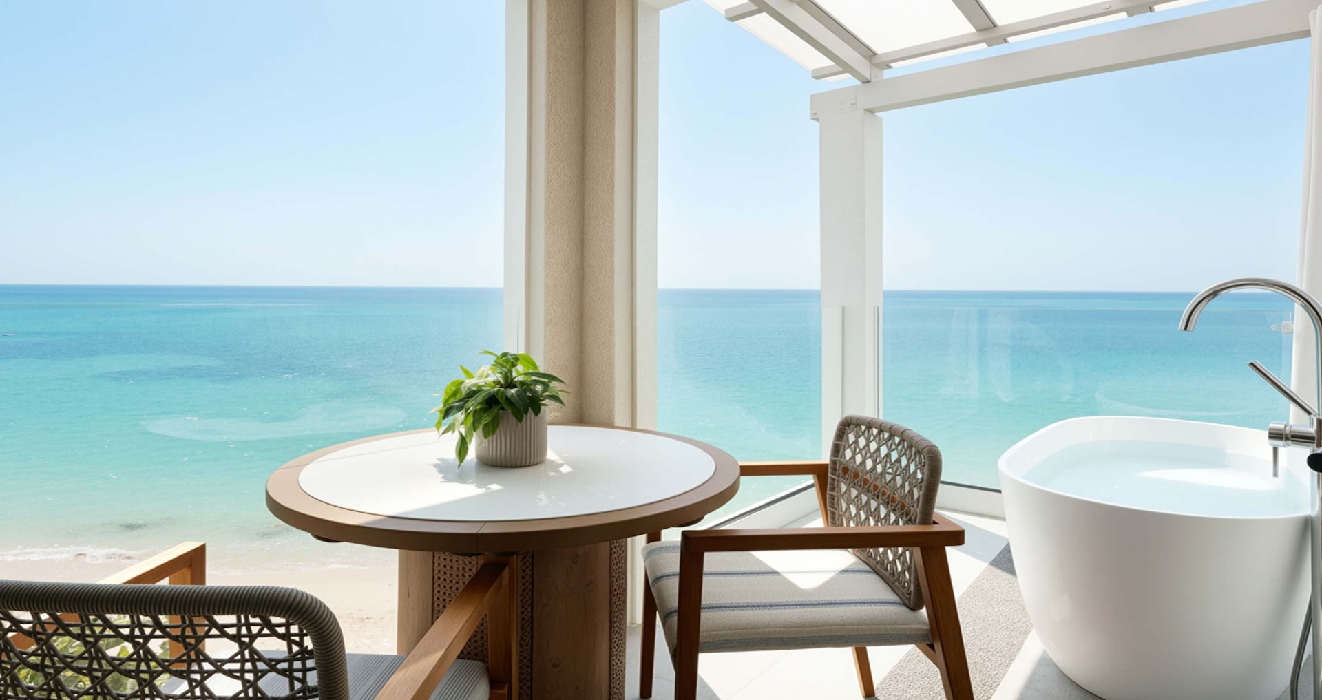Sandals South Coast — Longbeach Beachfront Penthouse Club Level Suite w/ Balcony Tranquility Soaking Tub